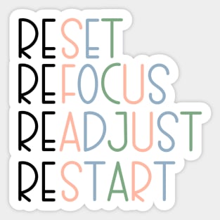 Restart Sticker